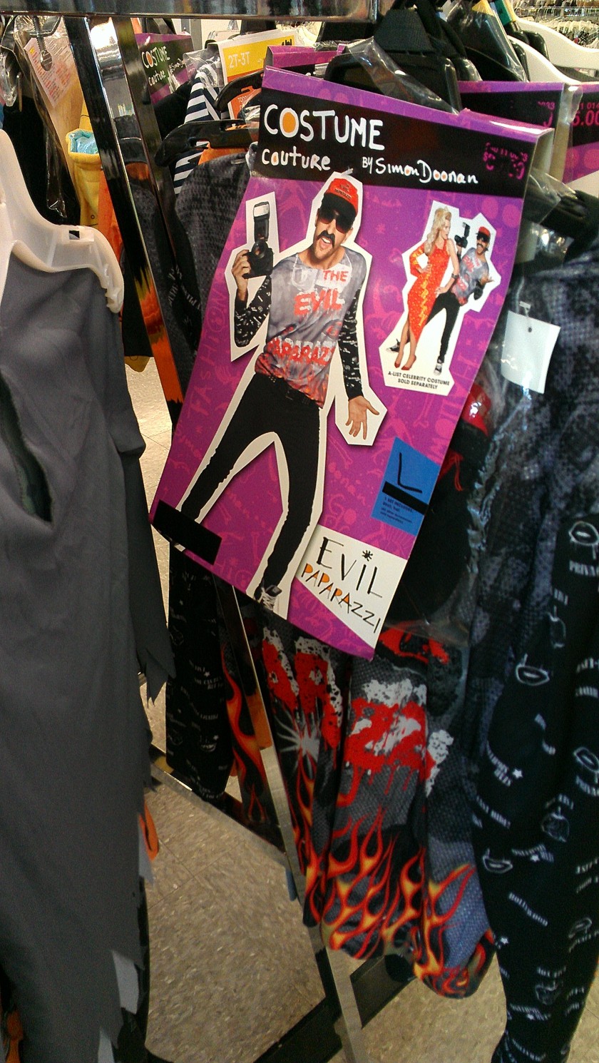One of the many costume ideas at Goodwill.