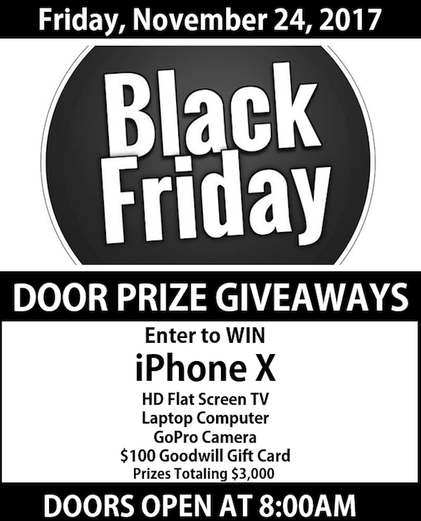 Black Friday Giveaways! Goodwill Keystone Area Fashion Blog