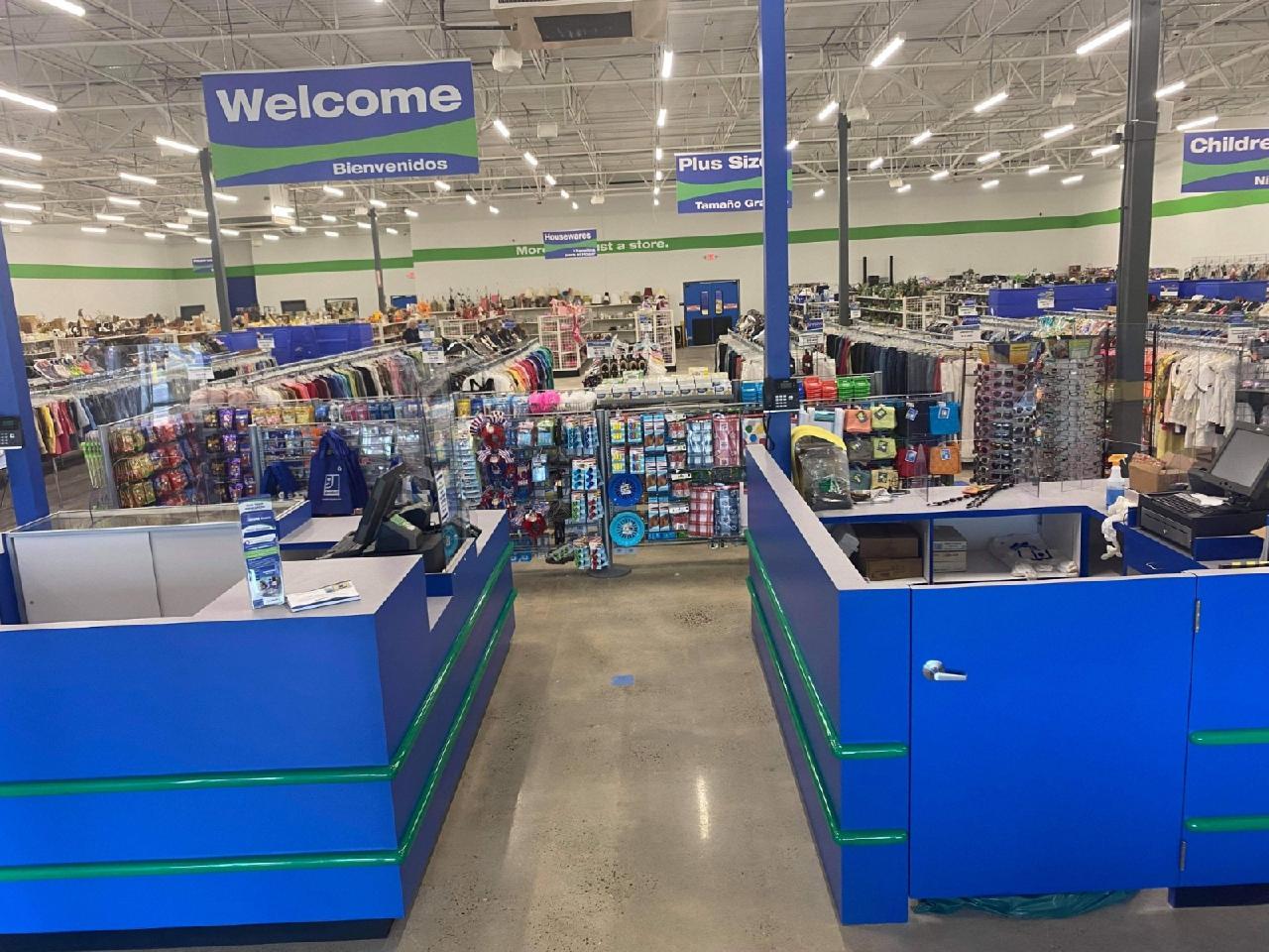 New Goodwill store and donation center located at the Woodhaven Mall