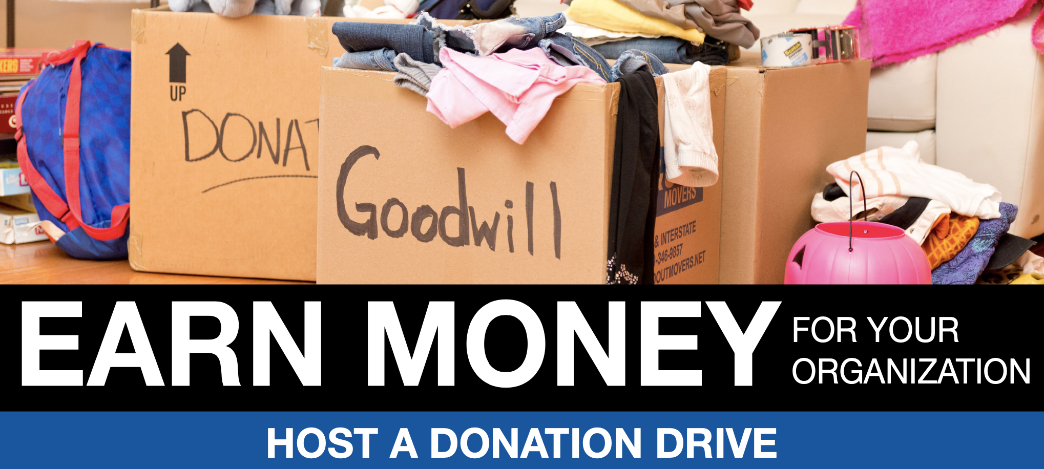 Change Lives & Earn Money with a Goodwill Donation Drive