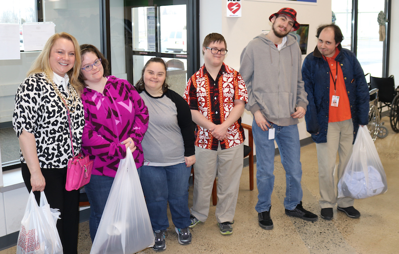 Project Search Interns Shop for Work Attire