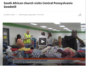 South African Church Visits Goodwill